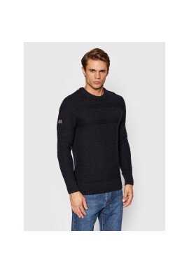 Superdry Пуловер Jacob Cable M6110305A Тъмносин Regular Fit - Pepit.bg