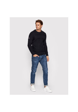 Superdry Пуловер Jacob Cable M6110305A Тъмносин Regular Fit - Pepit.bg