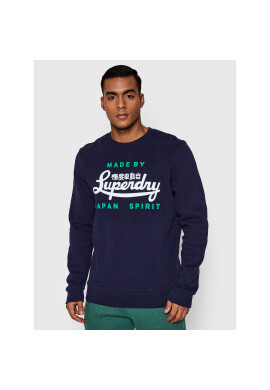 Superdry Суитшърт Script Style Col Crew M2011464A Тъмносин Regular Fit - Pepit.bg