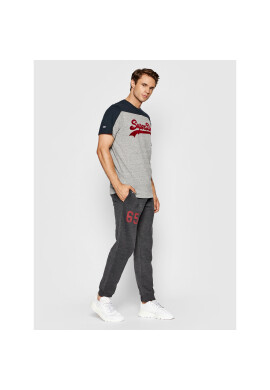 Superdry Тишърт Colourblock M1011339A Сив Regular Fit - Pepit.bg