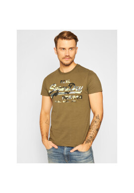 Superdry Тишърт Infill Tee M1010389A Зелен Regular Fit - Pepit.bg