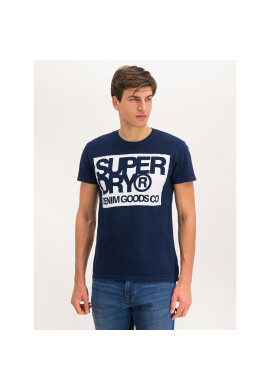 Superdry Тишърт M1000003A Тъмносин Regular Fit - Pepit.bg