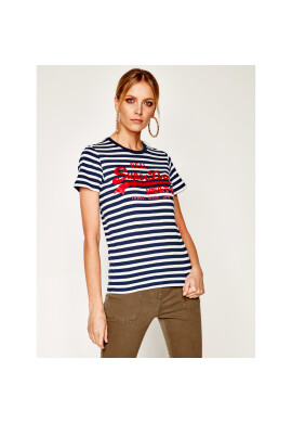 Superdry Тишърт Satin Stripe Entry W1010037B Цветен Regular Fit - Pepit.bg
