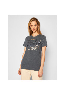 Superdry Тишърт Sequin W1010248A Сив Regular Fit - Pepit.bg