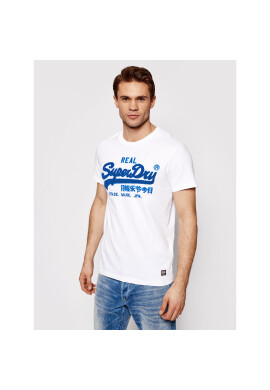 Superdry Тишърт Vl Chenille Tee M1011005A Бял Regular Fit - Pepit.bg