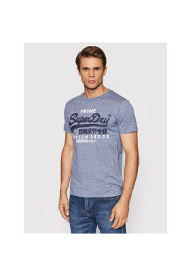 Superdry Тишърт Vl Tee Mw M1011343A Син Regular Fit - Pepit.bg