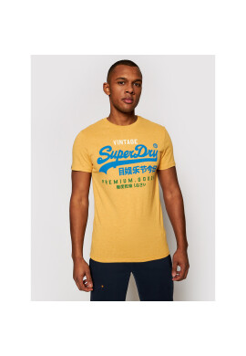 Superdry Тишърт Vl Tri Tee 220 M1011003A Жълт Regular Fit - Pepit.bg