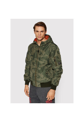 Superdry Зимно яке Bomber M5011126A Зелен Regular Fit - Pepit.bg
