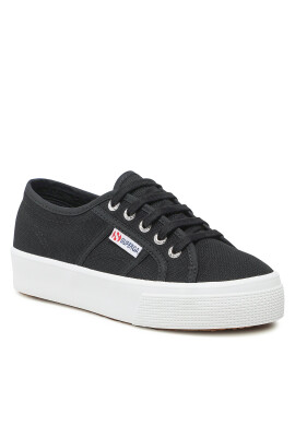 Superga Гуменки 2730 Mid Platform S2127IW Черен - Pepit.bg