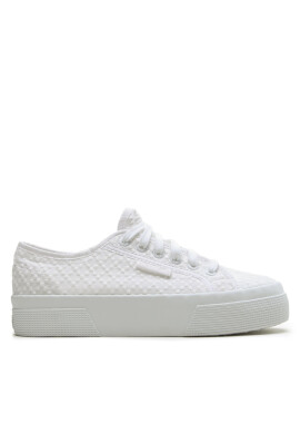 Superga Гуменки Platform MAcrame Rhombus 2740 S2126MW Бял - Pepit.bg