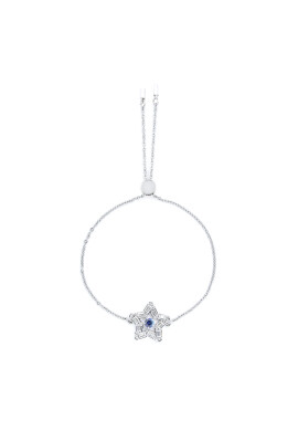 Swarovski Гривна Stella 5639187 Сребрист - Pepit.bg