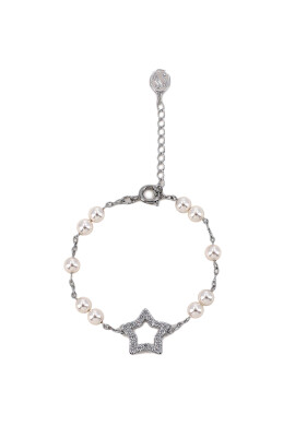 Swarovski Гривна Stella 5645385 Сребрист - Pepit.bg