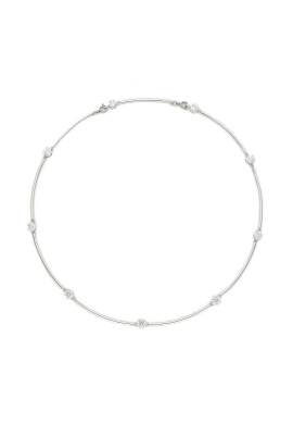 Swarovski Колие Constella 5638699 Сребрист - Pepit.bg
