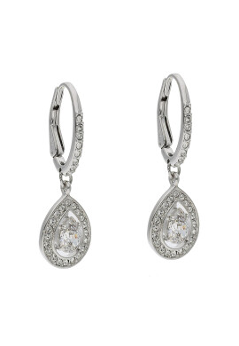 Swarovski Обици Angelic 5197458 Сребрист - Pepit.bg