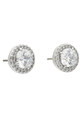 Swarovski Обици Constella 5636269 Сребрист - Pepit.bg
