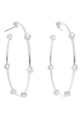 Swarovski Обици Constella 5638698 Сребрист - Pepit.bg