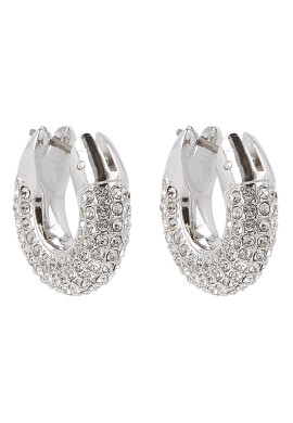 Swarovski Обици Dextera Hoop 5618306 Сребрист - Pepit.bg