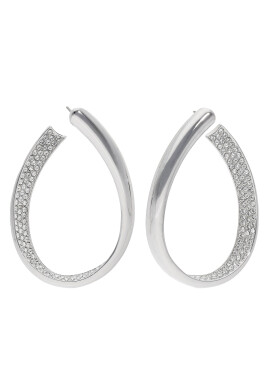 Swarovski Обици Exist 5636490 Сребрист - Pepit.bg