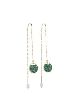 Swarovski Обици Ginger 5642944 Златист - Pepit.bg