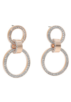 Swarovski Обици Hollow 5636502 Розов - Pepit.bg