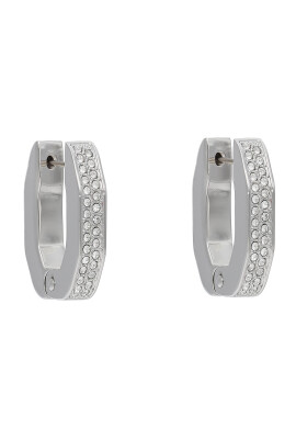 Swarovski Обици Hoop Oct S 5618307 Сребрист - Pepit.bg