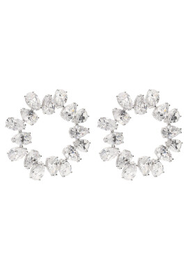 Swarovski Обици Millenia 5601509 Сребрист - Pepit.bg