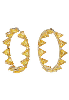 Swarovski Обици Ortyx 5630821 Жълт - Pepit.bg