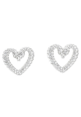 Swarovski Обици Una 5625535 Сребрист - Pepit.bg