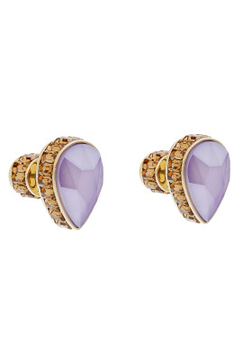 Swarovski Обици Orbita 5641405 Виолетов - Pepit.bg