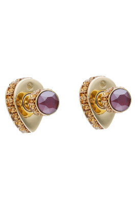 Swarovski Обици Orbita 5641405 Виолетов - Pepit.bg