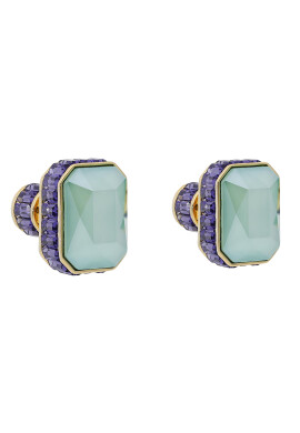 Swarovski Обици Orbita 5641406 Зелен - Pepit.bg