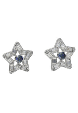 Swarovski Обици Stella 5639188 Сребрист - Pepit.bg