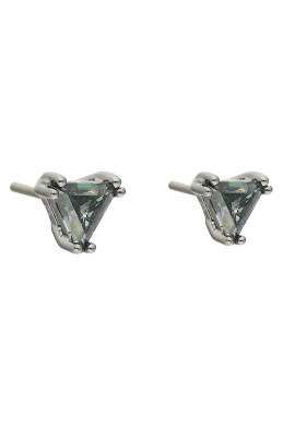 Swarovski Обици Stilla 5639137 Сив - Pepit.bg