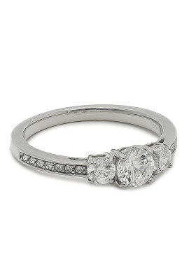 Swarovski Пръстен Attract Trilogy 5655713 Сребрист - Pepit.bg