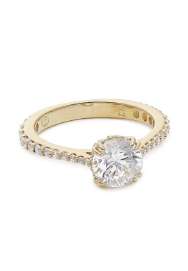 Swarovski Пръстен Constella Ring Rnd M 5642617 Златист - Pepit.bg