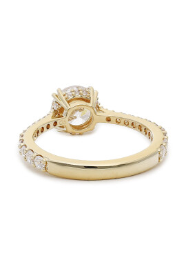 Swarovski Пръстен Constella Ring Rnd M 5642617 Златист - Pepit.bg