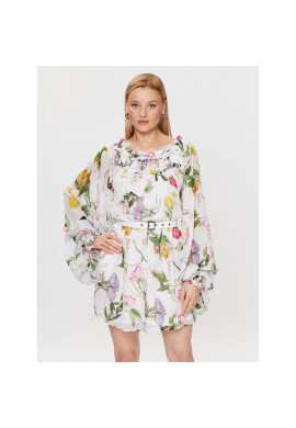 Ted Baker Коктейлна рокля 268253 Бял Regular Fit - Pepit.bg