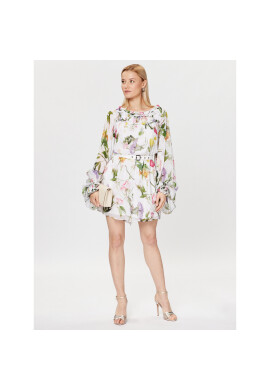 Ted Baker Коктейлна рокля 268253 Бял Regular Fit - Pepit.bg