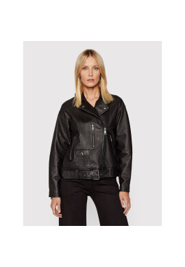 Ted Baker Кожено яке Tiano 258513 Черен Oversize - Pepit.bg