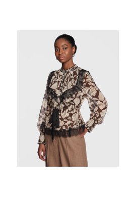 Ted Baker Риза Alness 266013 Кафяв Regular Fit - Pepit.bg