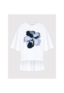 Ted Baker Тишърт Floriyn 259686 Бял Relaxed Fit - Pepit.bg