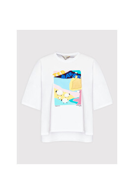 Ted Baker Тишърт Tuliipp 259683 Бял Relaxed Fit - Pepit.bg