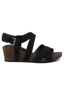 Teva Сандали Mahonia Wedge Cross Strap 1106860 Черен - Pepit.bg