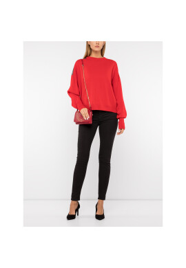 The Kooples Пуловер FPUL19005K Червен Oversize - Pepit.bg