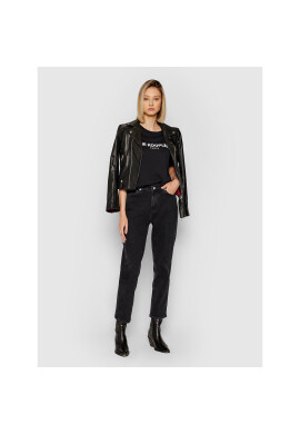 The Kooples Тишърт Jersey Print FTSC20036K Черен Regular Fit - Pepit.bg