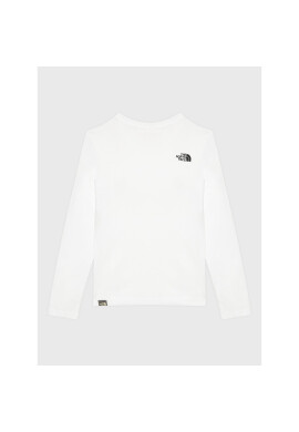 The North Face Блуза Easy NF0A7X5D Бял Regular Fit - Pepit.bg