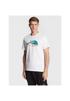 The North Face Тишърт Mountein Line NF0A7X1N Бял Regular Fit - Pepit.bg