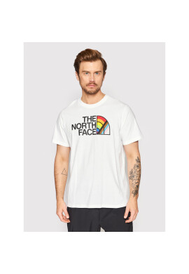 The North Face Тишърт Pride NF0A5J9H Бял Regular Fit - Pepit.bg