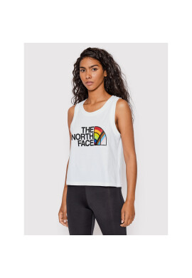 The North Face топ Pride NF0A5JAJ Бял Regular Fit - Pepit.bg