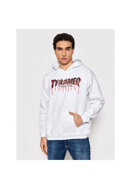Thrasher Суитшърт Blood Drip Сив Regular Fit - Pepit.bg